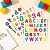 Pegatinas de Números Pinyin Chino para Jardín de Infancia Educación Temprana Letras de Colores Impermeables Adhesivos en Inglés