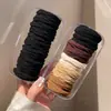 Cajita de Gomitas para el Cabello de Colores Coreanos, Gomitas Femeninas para el Cabello, Gomitas de Goma de Alta Elasticidad y Durabilidad para Niños