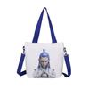 Bolsa de Lona Portátil Nezha's Devil Boy Sea-making Duradera Gran Capacidad Bolso de Mano Simple para Hombres y Mujeres Estudiantes
