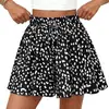 Em Estoque 2026 Saia Curta Estampada de Cintura Alta Estilo Evasê Europeia e Americana com Cordão, Saia Shorts Moda Casual Emagrecedora