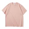 Camiseta Peso Pesado 280g Algodão Puro com Logo Personalizado, Marco Qin Manga Curta Oversize Street Fashion Ins Casual Versátil