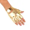 Guantes de Medio Dedo para Baile Estilo Coreano para Hombre Rendimiento Hip-Hop Club Nocturno Bar Guantes Personalizados de Medio Dedo para Motocicleta Estilo Verano