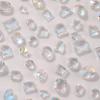 Celebrante de Internet Nuevo Arte de Uñas Sal Marina Cristal Diamante Forma Especial Aurora Mágico Estrella de Mar Corazón Torcido Super Flash Bombilla Joyería para Uñas