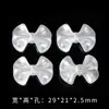 Pétalas de Flor de Lírio do Vale com Imitação de Pérola ABS Laço Acessórios DIY Contas de Flor Acessórios Espaçadores Flor de Rosa Grampo de Cabelo Decorativo