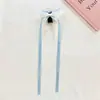 Novo Grampo de Cabelo com Laço de Renda de Duas Cores para Mulheres, Super Fada para Cabelos Soltos e Franja, Doce Presilha Bico de Pato