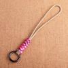 Y049 Cuerda de Paraguas de Siete Hilos Llavero Colgante para Mochila Anillo Abierto Hebilla Colgante Cuerda para Mano Anti-pérdida Cuerda para Llaves Cordón