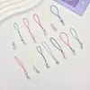 Accesorios para joyería DIY con cuentas, cordones pequeños, anillos de metal, cadenas para teléfono, cierres de langosta, colgantes, llaveros, memorias USB, cierres de cordón de colores