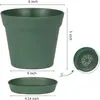 Vasos de Flores Mais Vendidos no E-commerce Transfronteiriço, Vasos de Jardinagem Internacionais com Furos de Drenagem e Suportes para Vasos, Disponíveis em Várias Cores