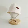 Sombrero de sol para bebé con letra de dibujos animados, sombrero de pescador de oso súper lindo, venta al por mayor, primavera y verano 2025, gorra simple para hombre y mujer, transfronterizo