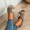 Zapatillas Mao Mao de comercio exterior para mujer, otoño e invierno, nuevas zapatillas de interior para el hogar, cómodas zapatillas de algodón, venta al por mayor