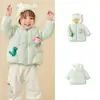[Propiedad Intelectual de Peppa Pig] Chaqueta de plumón con capucha Balabala para niños, tops de invierno para niños y niñas, cómodos y cálidos
