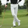 Pgm Ropa de Golf para Hombre Camiseta de Manga Larga Otoño e Invierno Tops Deportivos Ropa para Hombre Camisas Polo Combinación de Colores Versátil