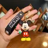 Llavero Colgante de Dibujos Animados Mickey Minnie Lindo Colgante de Llavero para Pareja Mochila Coche Adorno de Colgante Regalo