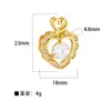 TikTok Colgante Explosivo de Cobre Microincrustado Nuevos Accesorios DIY Joker de Moda 26 Letras Elegantes Accesorios de Malla Sin Cadena
