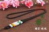 Colgante de cuerda con nudo de dinero de jade de alta calidad, collar de mantra de seis caracteres, colgante de cuerda, cordón colgante de jade tejido a mano