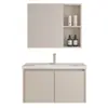 Nuevo Gabinete de Baño Combinación de Lavabo de Cerámica Inodoro Lavamanos Balcón Lavabo Doméstico Lavabo para la Cara Baño