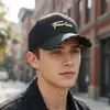 Gorra de Béisbol Bordada con Letra para Hombres y Mujeres, Sombrero de Protección Solar para Exteriores de Primavera y Otoño, Gorra Casual Deportiva para Correr
