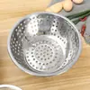 Cesta coladora de acero inoxidable 201, lavabo para lavar verduras, colador de arroz, cesta coladora de cocina, filtro para el hogar, cesta para frutas, lavabo colador, lavabo para arroz