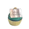 Decoración Creativa para Cupcakes Estilo Ins Transfronterizo Suministros para Fiestas Navideñas Marcado Láser Decoración para Pasteles