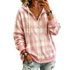 2026 Europeu e Americano cross-border e-commerce site independente Amazon moletons femininos estampa digital 3D camisas com zíper fabricante de origem