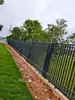 Valla de patio moderna minimalista de aleación de aluminio para exteriores, barandilla de escaleras de arte de aluminio para villa, pasamanos, valla de jardín