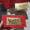 Oro Puro 999 Billete de Oro Barra Pequeña de Oro Pegatina de Oro Conmemorativa de Año Nuevo Regalo para el Día del Padre y la Madre Directo del Fabricante