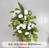 Arranjo de flores verdes estilo floresta grama de aspargo flor de chão flor pendurada flor de corredor flor de noivado decoração de banquete flor de casamento