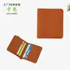Carteira Mini Ultrafina da Moda para Homens, Porta-Cartões Longo, Novo Porta-Identificação Simples, Porta-Cartões de Couro Genuíno, Feito Sob Medida