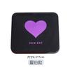 Espejo Pequeño Portátil Xiaoxiang Espejo Cosmético Portátil para Mujer Doble Cara Maquillaje Boda Plegable Tapa abatible Simple Moda