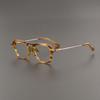 Armazón de gafas de placa retro clásico DTX413 con placa se puede combinar con gafas para miopía armazón grande artefacto de maquillaje