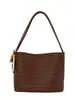 Bolso tejido retro estilo coreano para mujer, nuevo bolso cubo de moda nicho otoño e invierno 2026, bolso cruzado versátil para el día a día