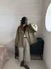 Jaqueta casual com capuz estilo coreano para mulheres, novo modelo outono 2026, modeladora e versátil, top da moda deste ano