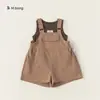 Youbao Conjunto de Roupa Infantil Sem Mangas com Macacão Roupas de Verão Colete para Meninas Conjunto Casual de Duas Peças para Bebê