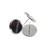 Soldadura por puntos pin para oreja pin plano para oreja accesorios para orejas diy diámetro interior 12 mm pin para oreja de disco pin para oreja cóncavo