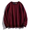 Ropa de Hombre Rampo Otoño e Invierno 2024 Sudadera de Terciopelo 350g Color Sólido Cuello Redondo Holgada Moderna Marca Pulóver para Hombre