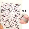Celebridad de Internet Estilo Francés Estampado de Leopardo Rosa Pegatinas para Uñas Otoño Marrón Caramelo Suministros Ojo de Gato Estampado de Leopardo Pegatinas Insbape Invierno