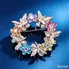 Broche simples, estiloso, criativo e versátil com liga e incrustação de diamante, design único, acessório de vestuário luxuoso e elegante