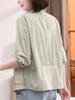 Ropa ligera y transpirable de protección solar para mujer en verano al aire libre Cárdigan anti-UV para madre de mediana edad Ropa de protección solar Talla grande Top moderno