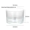 Copo de Vidro Transparente para Aromaterapia DIY Frasco de Vidro Suporte para Velas Copo de Vela Recipiente Espesso para Velas Decoração Copo Vazio para Aromaterapia