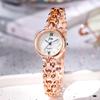 Estilo coreano simples feminino Artístico All-Match Mori Style Ins Style Metal Bracelet Elegante Estudante Elegante Relógio de Quartzo