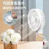 Modelo Nuevo Mejorado de Manguera Flexible Universal con Ventilador Pequeño Integrado, Ventilador de Escritorio Portátil Silencioso para Dormitorio, Cocina, Camping y Uso en el Hogar
