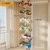 Rack de Armazenamento e Exibição de Skateboard, Snowboard e Pranchas de Esqui de Chão ao Teto