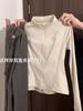 Ropa con Capucha para Protección Solar para Mujer, Ropa de Yoga de Seda Helada para Verano, Chaqueta Fina y Ligera, Top Corto, Transpirable para Deportes al Aire Libre para Mujer