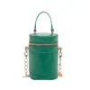 Bolso de hombro tipo cubo espejo versión coreana 2026, bolso de cubo redondo pequeño tipo espejo de moda, bolso de mano elegante, bolso de hombro y cruzado