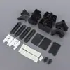 Fabricante de Telas para Janelas e Acessórios para Cortinas, Acessórios Plásticos Silenciosos Sem Trilho para Portas e Janelas, Conjunto Completo de Acessórios para Telas Invisíveis Atacado