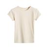Playera de Manga Corta de Seda Brillante con Diamantes Calientes para Mujer 2024 Verano Nuevo Ropa Americana Sexy Adelgazante de Cintura Top Versátil