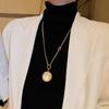 Collar con borlas de diamantes de moda coreana, cadena de clavícula distintiva que combina con todo, collar de cadena de lana ligero y de lujo de alta gama para mujer.