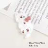 Acessórios de Resina DIY Desenho Animado Joias Gato Tranquilo Cola de Chantilly Grampo de Cabelo Capa de Celular Fivela de Sapato Chaveiro Pingente com