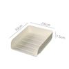 Caja de Almacenamiento Transparente de Escritorio de Papel A4 Engrosado Archivero para Estudiantes Almacenamiento de Escritorio de Oficina Estante de Almacenamiento Multicapa