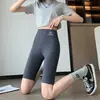 Leggings deportivos de verano para exteriores con control de abdomen y levantamiento de glúteos, de cintura alta, adelgazantes, anti-exposición, tela fina de piel de tiburón